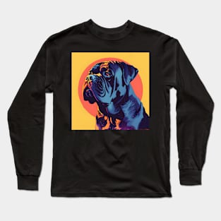 Mastiff in 80's Long Sleeve T-Shirt